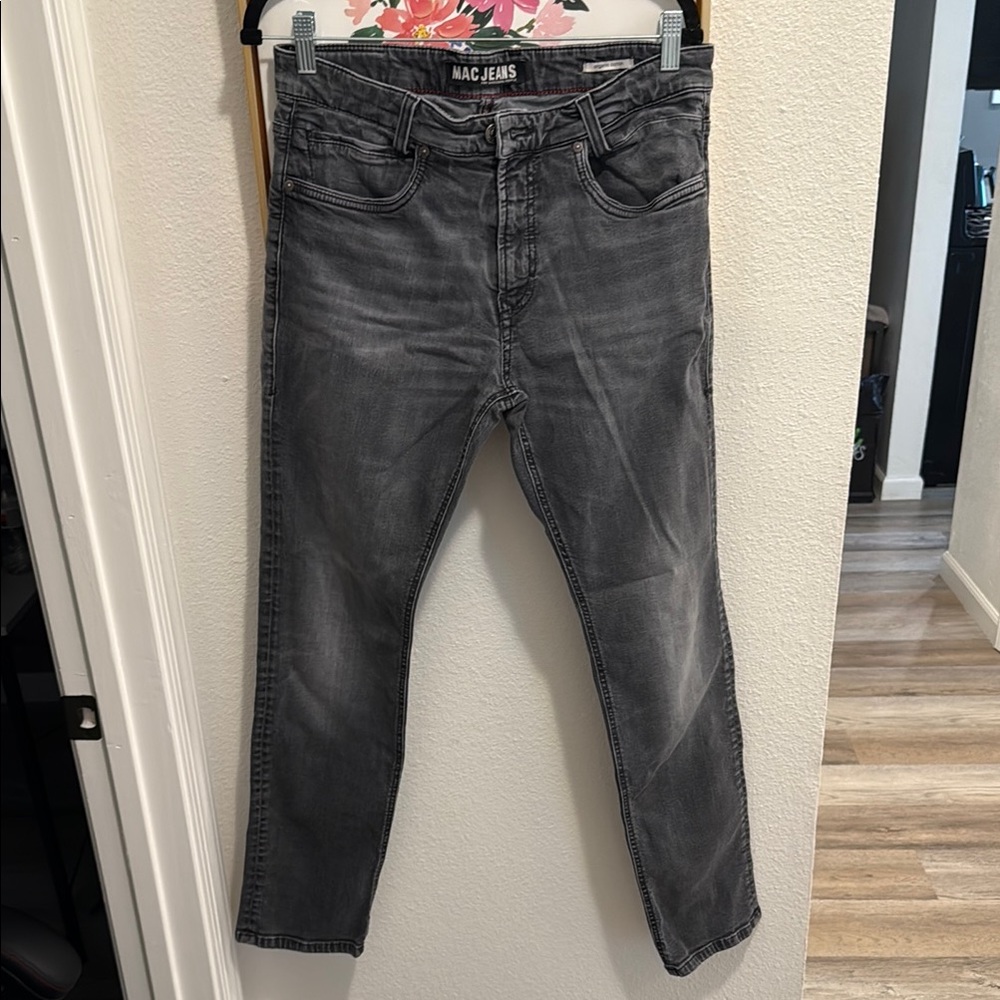 Men’s MAC JEANS Organic Cotton Gray Jeans with Matte Finish